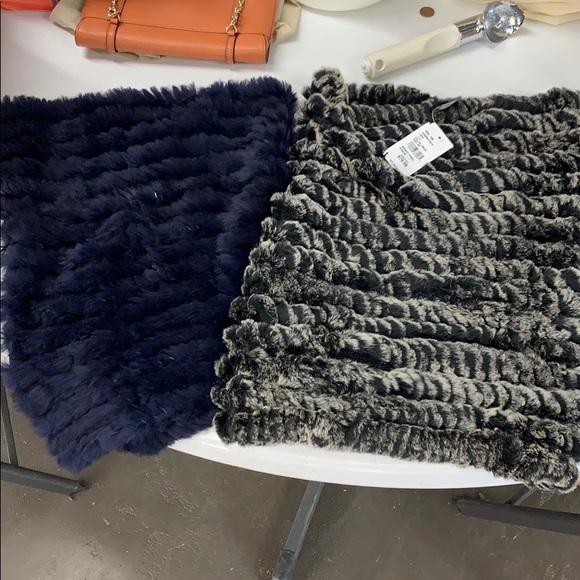 Saks Fifth Avenue Accessories - 2 Saks Fifth Avenue rabbit fur scarves Saks Fifth Avenue Accessories - 2 Saks Fifth Avenue rabbit fur scarves